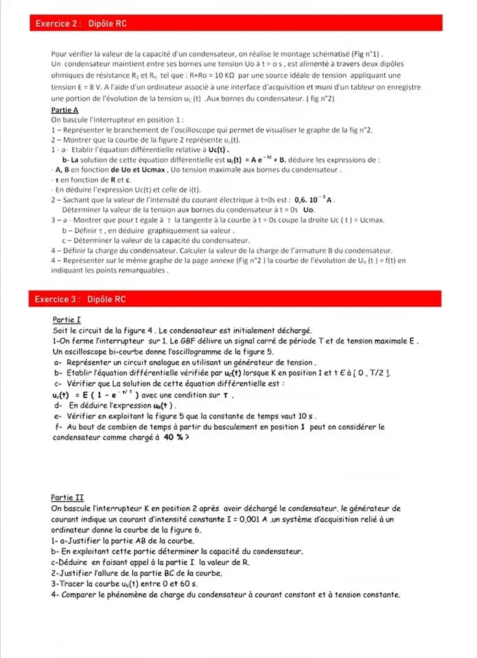 Bac Sc Exp Rimentales Physique Le Devoir Corrig Physique