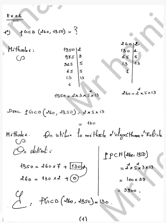 Re Ann E Secondaire Math S Rie D Exercice Concernant Activit S