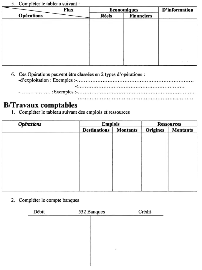 BAC #GEStION Série de Révision N°3 - Etude Gestion Ariana