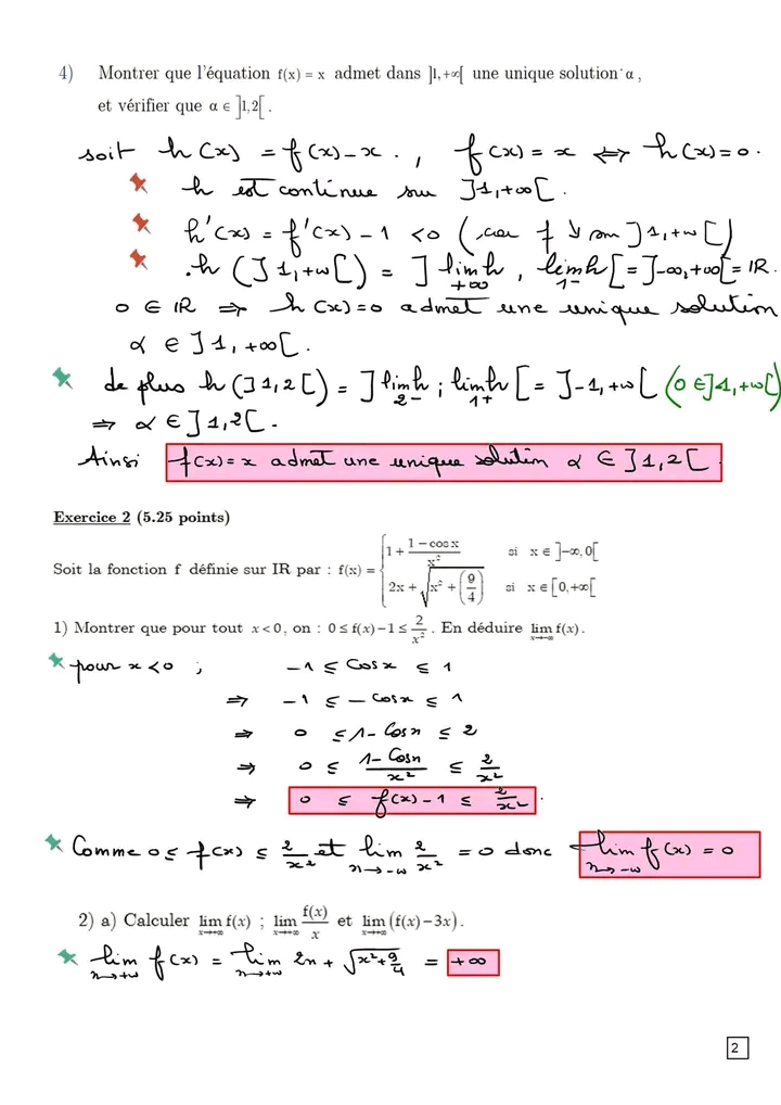 Bac Sc Expérimentales Math Bac Sc