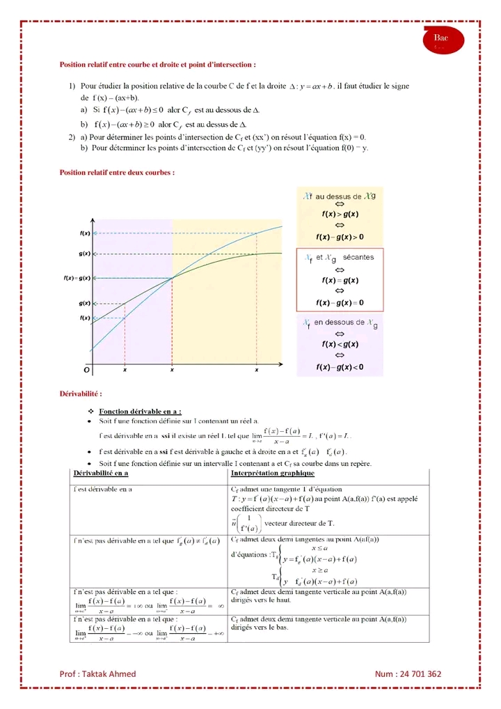 Bac Mathématiques
