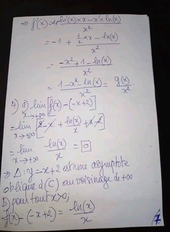 Bac Econmie et Gestion Math Série de révision etude de fonctions ...